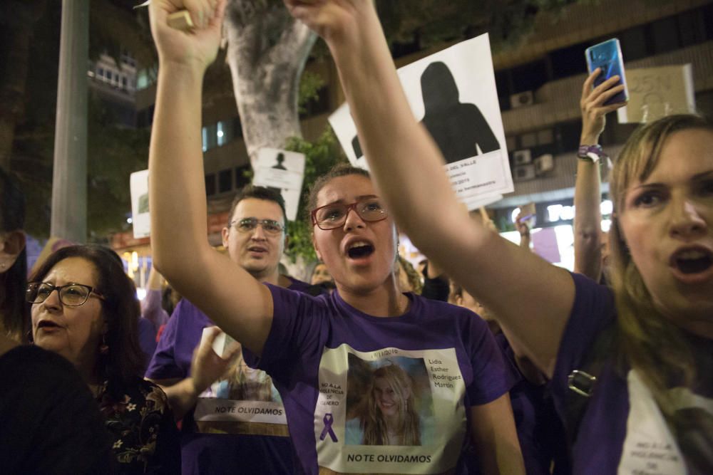 Manifestación contra la violencia machista