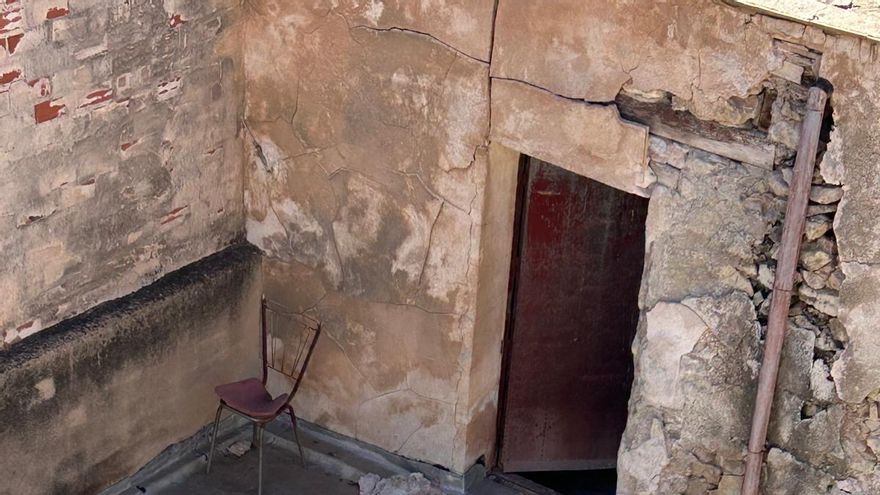 Así está por dentro el edificio histórico que ha sufrido un derrumbe en Elche