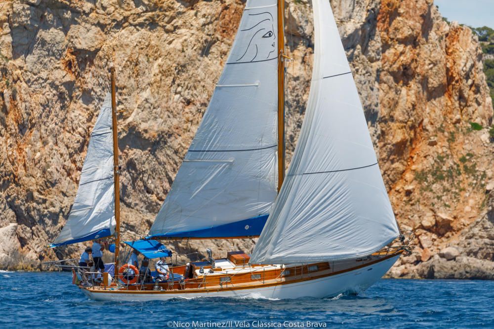 Segona prova de la regata Vela Clàssica Costa Brava