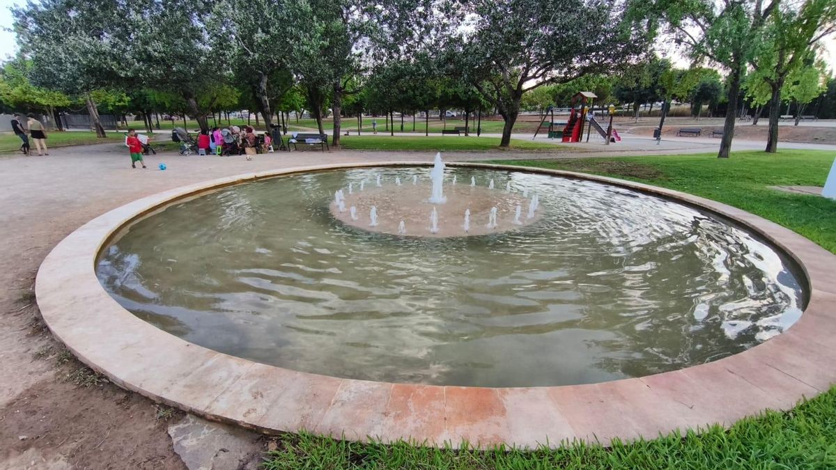 Fuente del parque James Boera.