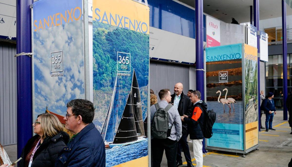Stand de Sanxenxo en la feria madrileña.