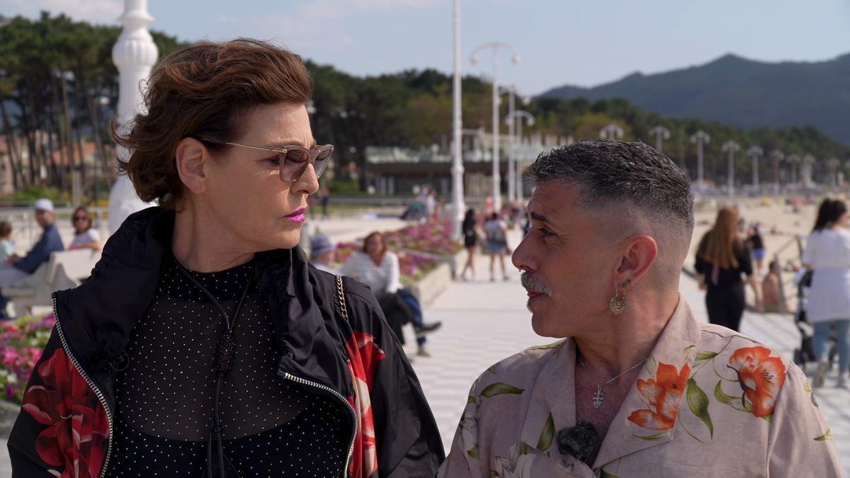 Antonia y Xisco en Samil.