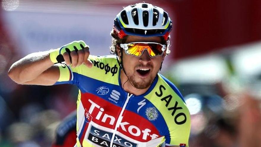 El ciclista del equipo Tindoff Saxo, Peter Sagan, se ha proclamado el vencedor de la tercera etapa de la Vuelta Ciclista a España, con una distancia de 158,4 kilómetros entre las localidades de Mijas y Málaga.