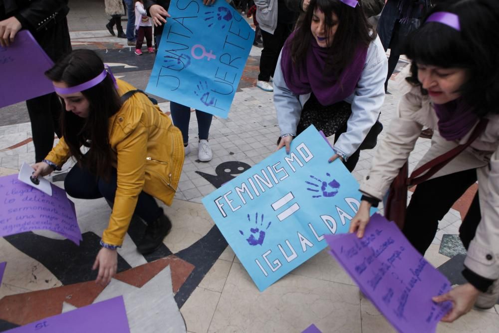 Manifestación del día de la mujer en Gijón