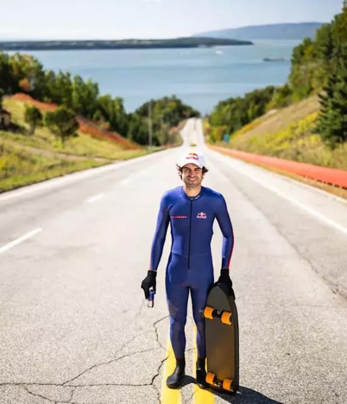 Diego Poncelet auf der Rekordstrecke in Kanada.