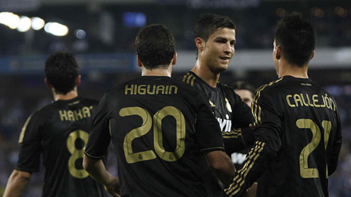 Kaká, Higuaín, Ronaldo y Callejón