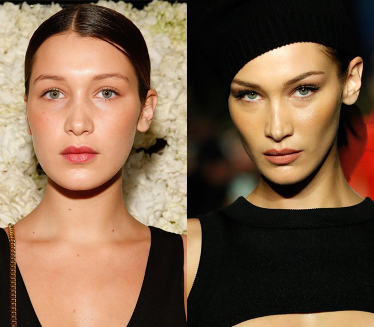 El antes y el después de Bella Hadid