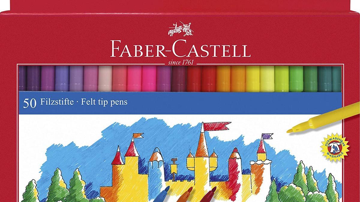 Rotuladores Faber-Castell.