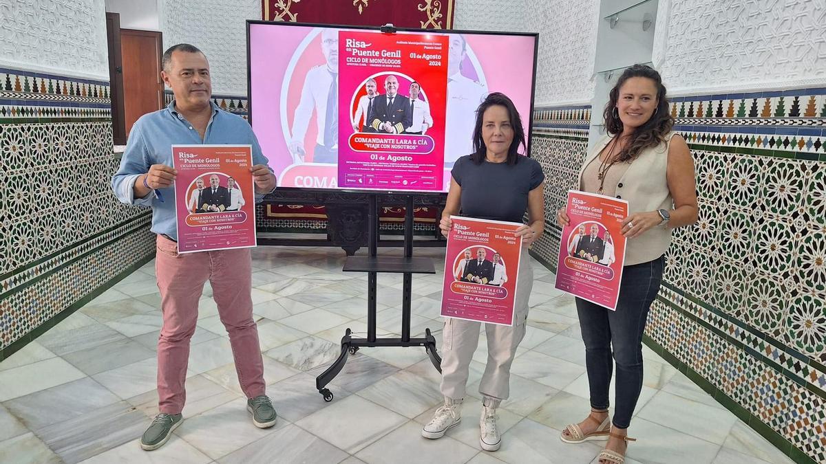 Presentación del espectáculo del Comandante Lara en Puente Genil.