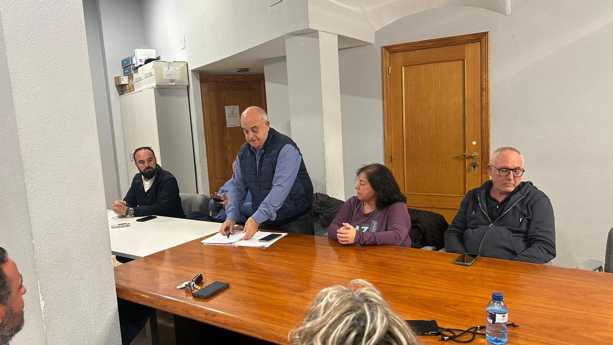 El alcalde de Callosa d'en Sarrià tras ser elegido presidente.