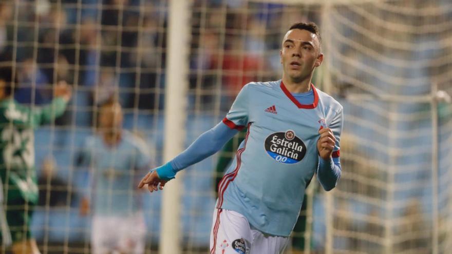 Aspas celebra un tanto // J. Lores