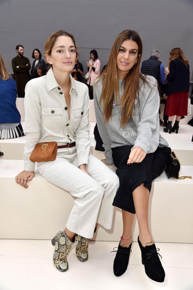 Front row Paris Fashion Week: Sofia Sanchez Barrenechea y Bianca Brandolini D'Adda