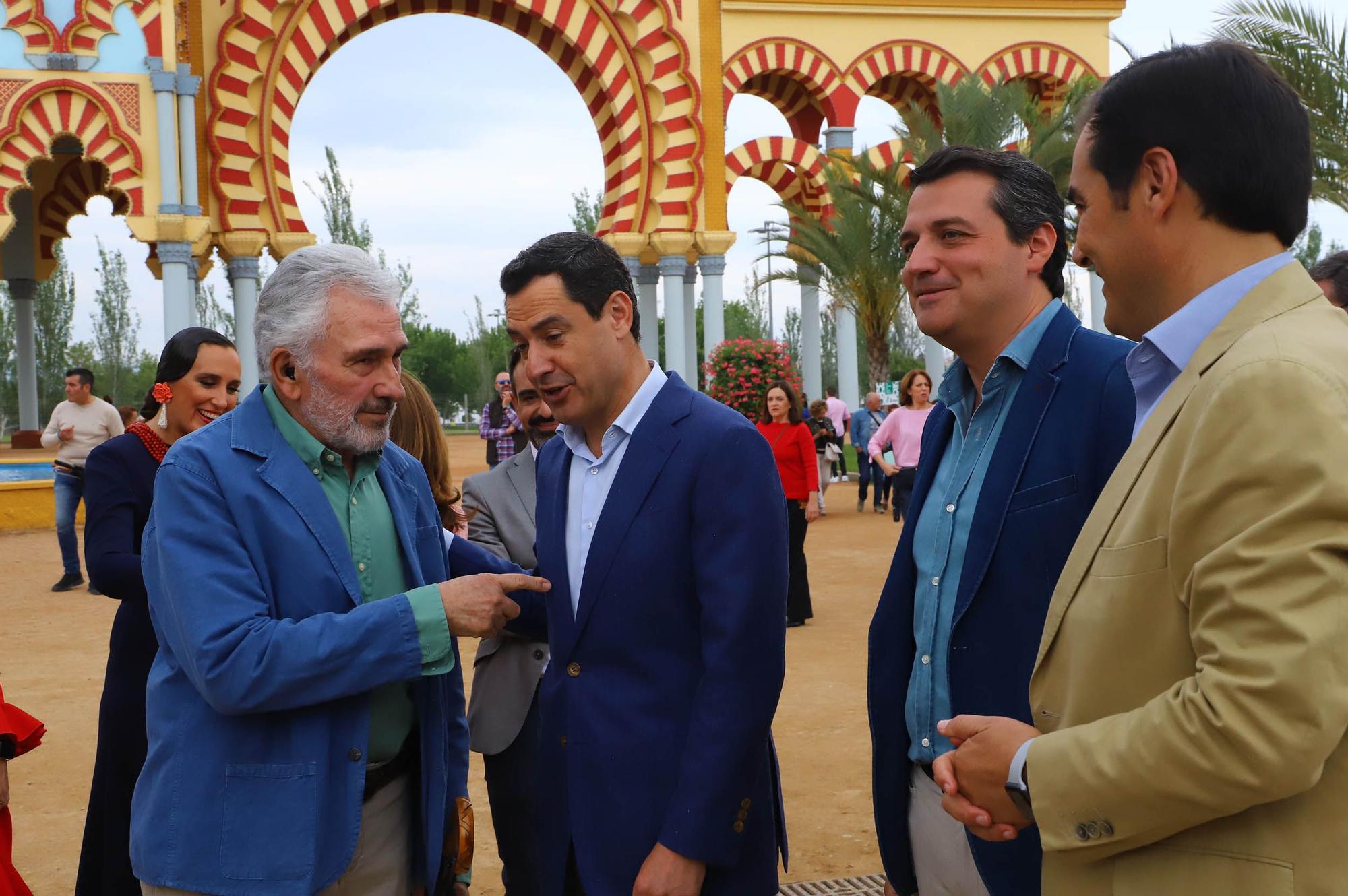 Visita de Juanma Moreno a la Feria de Córdoba