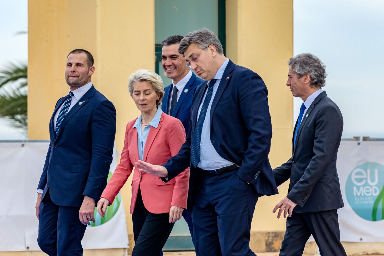 Dirigentes políticos y jefes de estado llegan a Casa Mediterráneo en la cumbre europea celebrada en Alicante