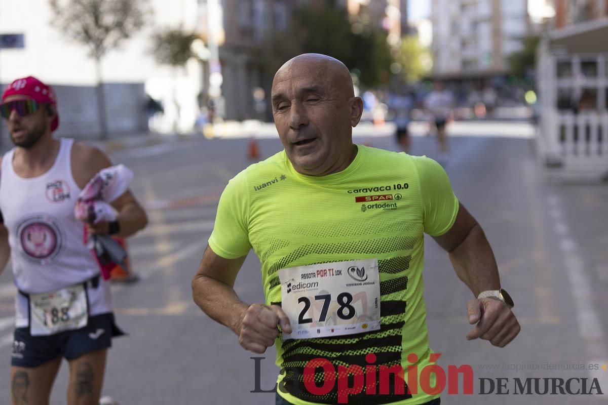Carrera '10K Assota por ti' en Caravaca (salida y giro primera vuelta)
