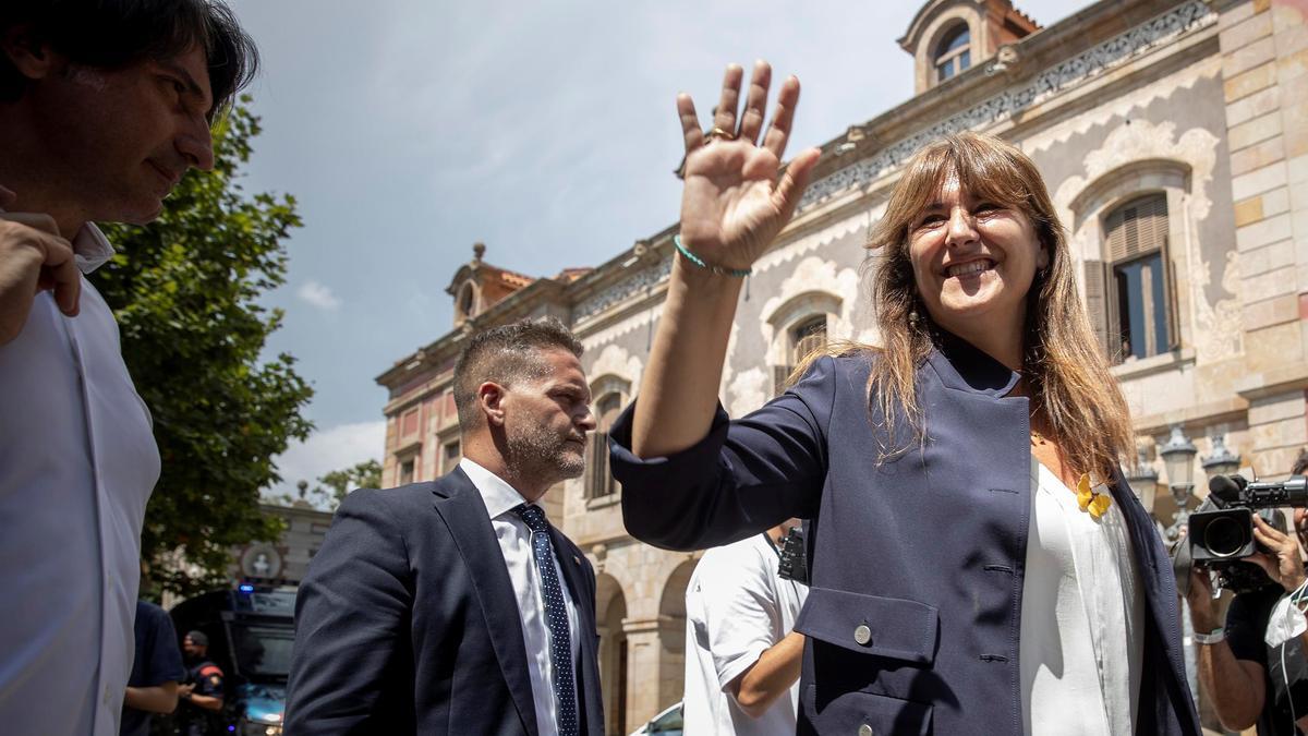Laura Borràs deja la presidencia del Parlament