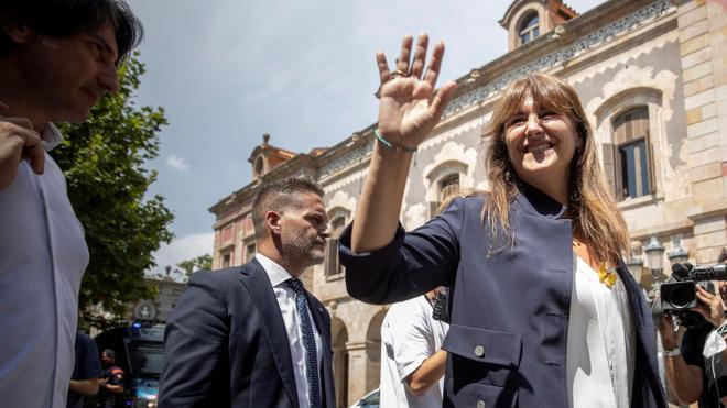 Laura Borràs deja la presidencia del Parlament