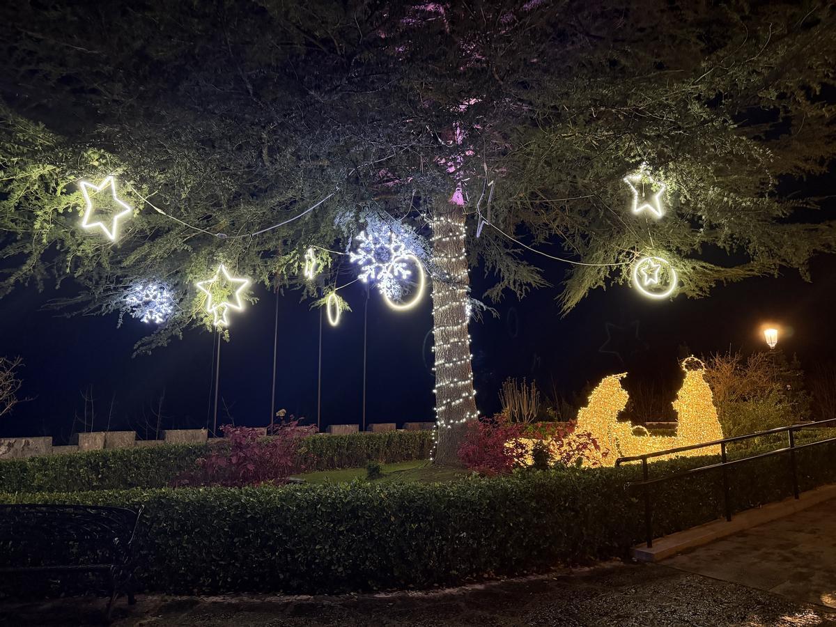 Así de espectacular luce Covadonga por Navidad