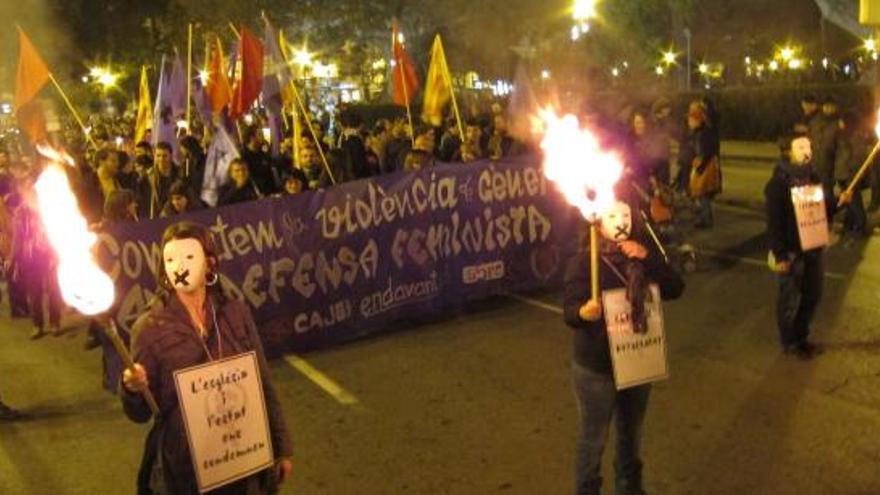 Manifestación Contra La Violencia De Género en Valencia