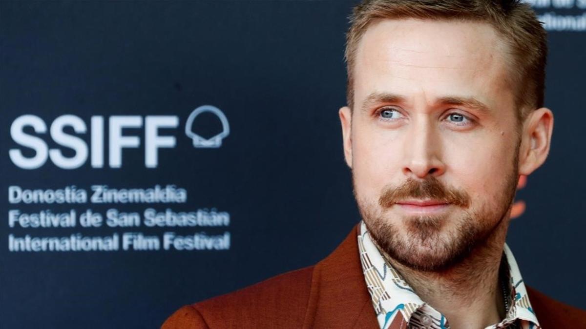 Ryan Gosling, el lunes en el festival de cine de San Sebastián.