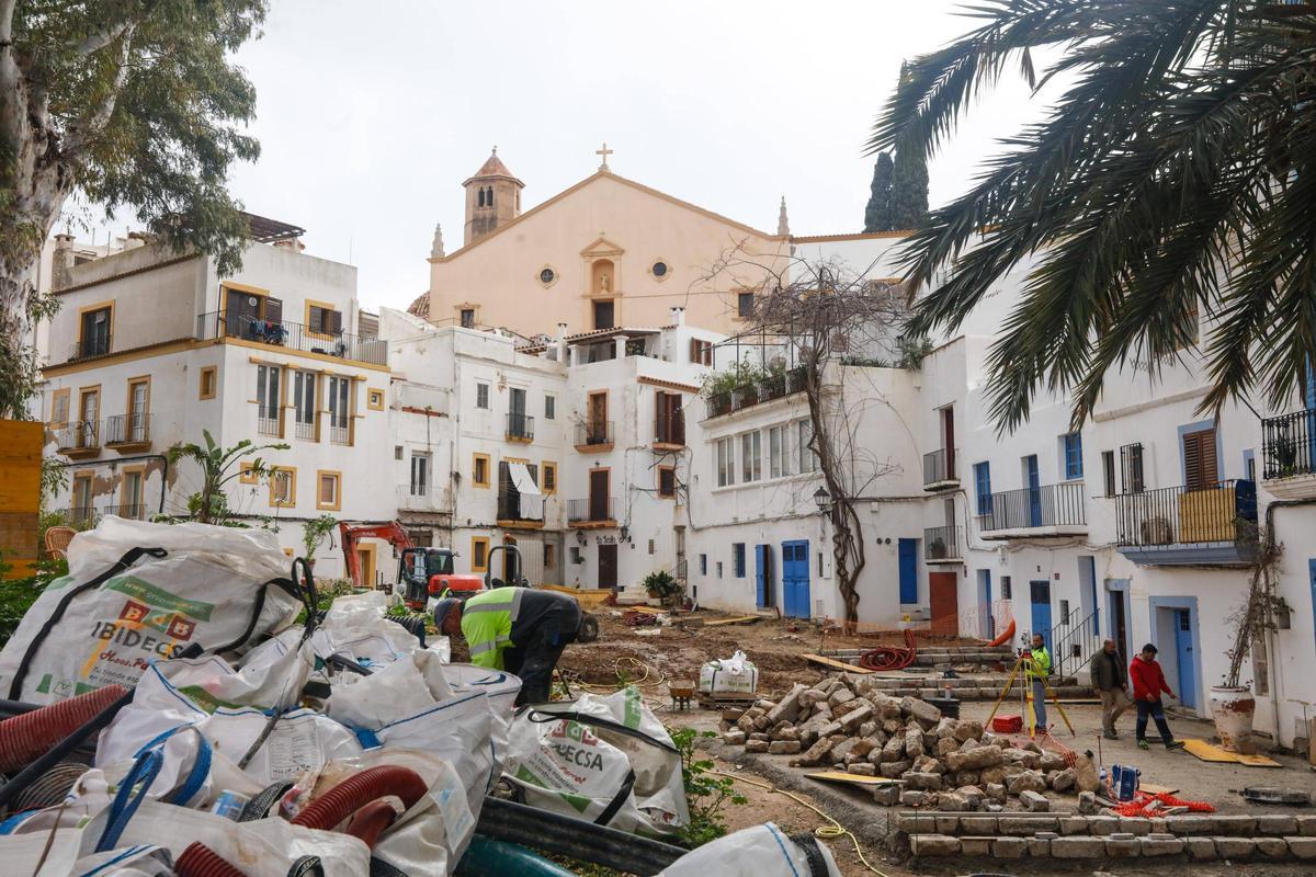 Obras en el Casco histórico de Vila