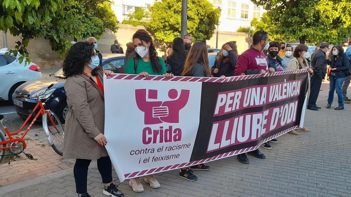 Concentración antirracista tras la agresión