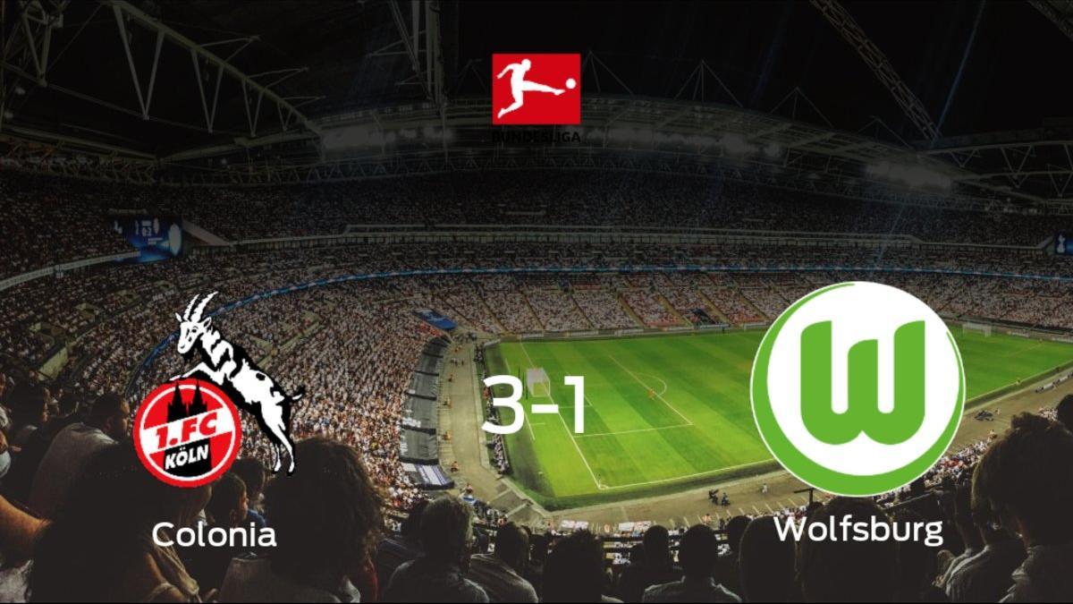 El Colonia gana 3-1 al VfL Wolfsburg