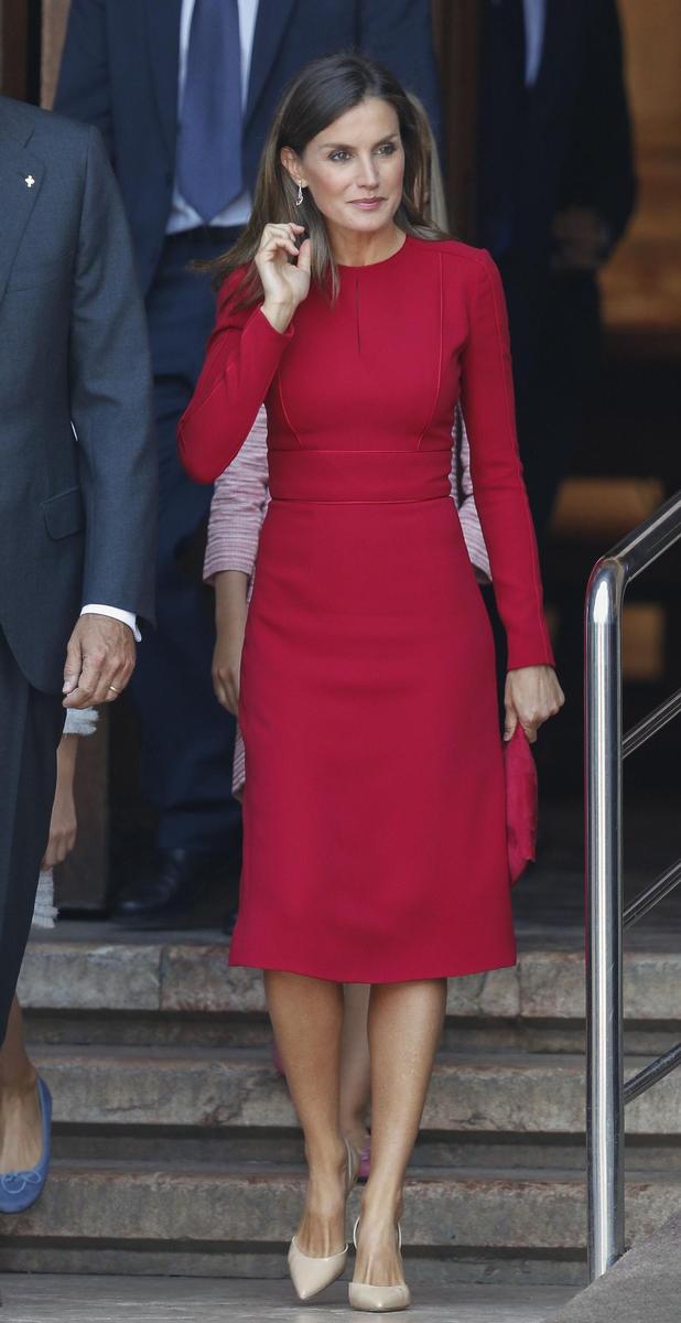 Los vestidos rojos de la reina Letizia, Covadonga