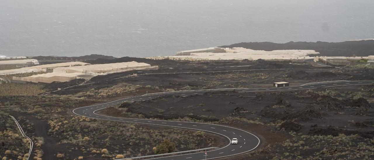 Carretera en La Palma.