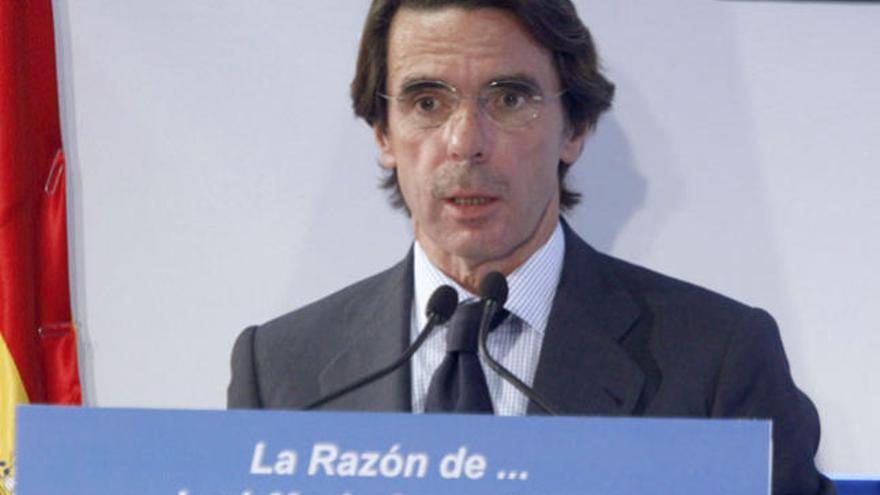 Aznar cree que todos los españoles deberían ser &quot;ecologistas sensatos&quot;.