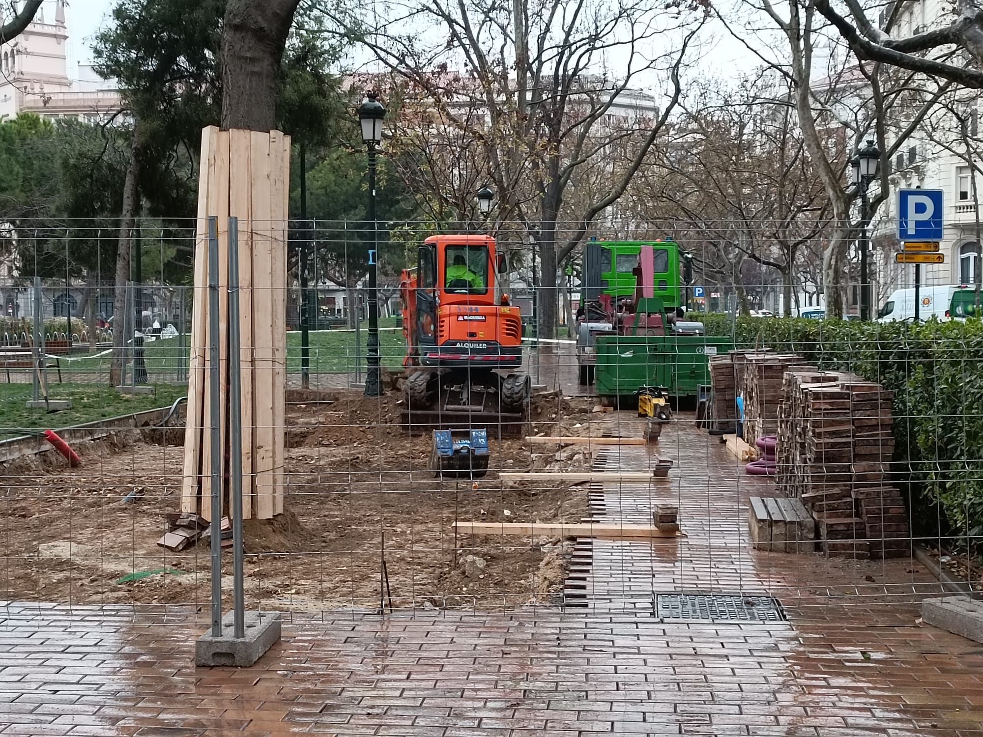 La Plaza de los Sitios de Zaragoza tras la demolición de su kiosco