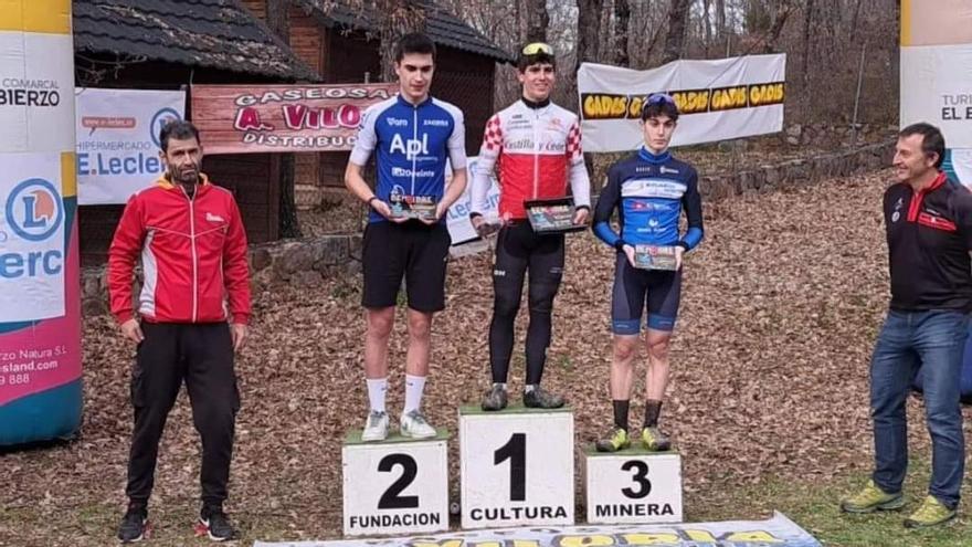 Álvaro García, campeón júnior de Castilla y León de BTT.