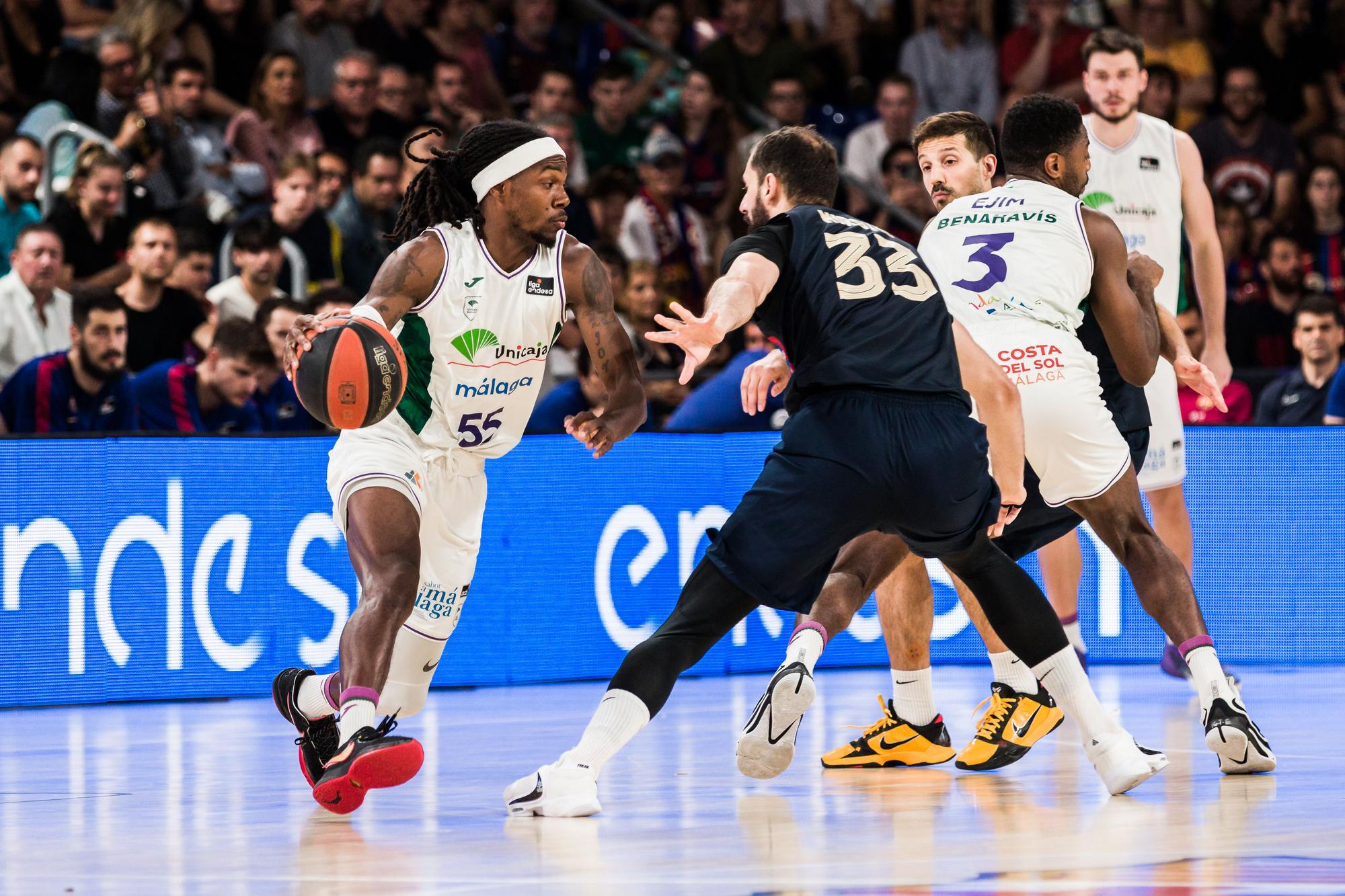 Barcelona - Unicaja, segundo partido de semifinales de la Liga Endesa, en imágenes