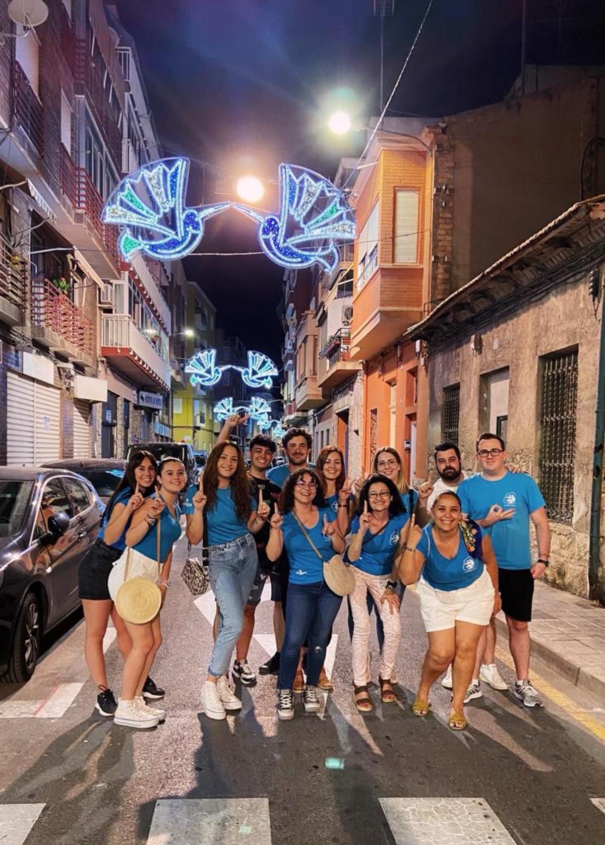 La hoguera Doctor Bergez Carolinas junto con su iluminación