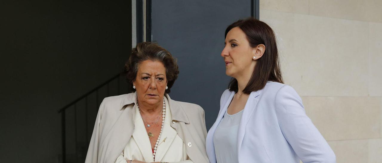 Rita Barberá y María José Catalá, en agosto de 2011