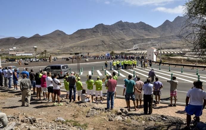 LAS PALMAS DE GRAN CANARIA A 03/07/2017 Apertura al tráfico del último tramo de la primera fase de la carretera de la Aldea. FOTO: J.PÉREZ CURBELO