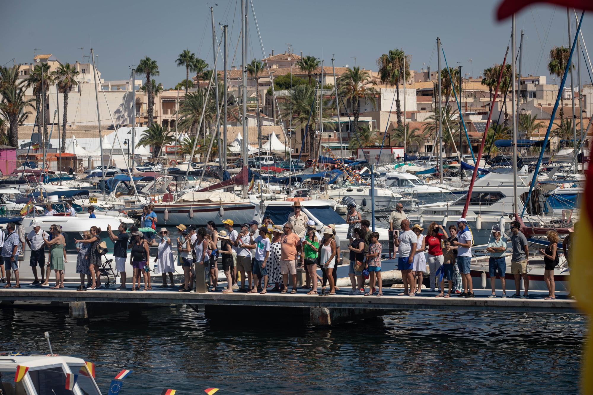 Procesión marítima de la Virgen del Carmen