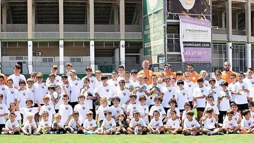 La quinta edición del Campus del Elche CF cuenta con 110 niños