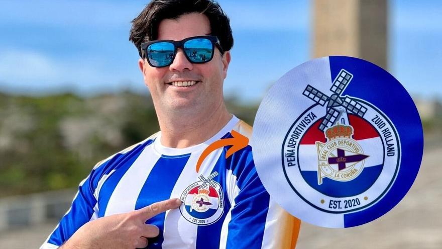 Una peña holandesa del Deportivo lanza su propia camiseta en versión &#039;Naranja Mecánica&#039;: por 20 euros