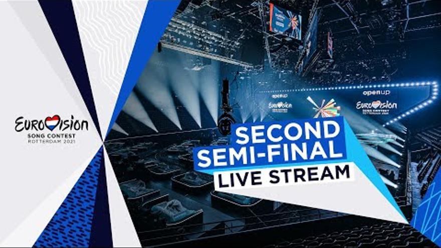 Sigue en directo la segunda semifinal del Festival de Eurovisión 2021