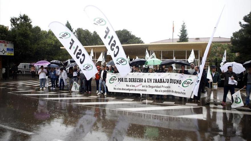 Concentración en el hospital militar