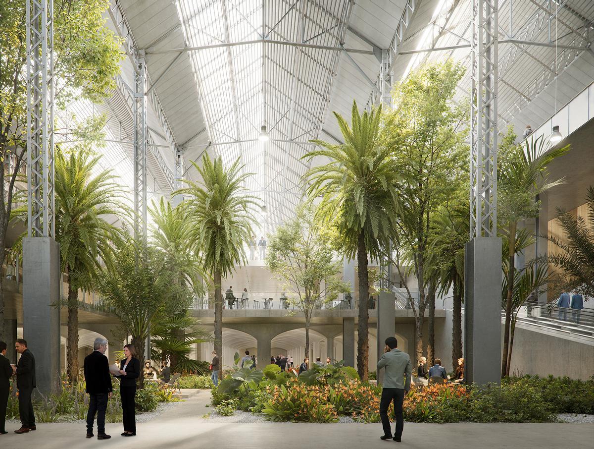 Recreación del nuevo Palau de Congressos de Barcelona, que se construirá en el actual Palau Alfons XIII.