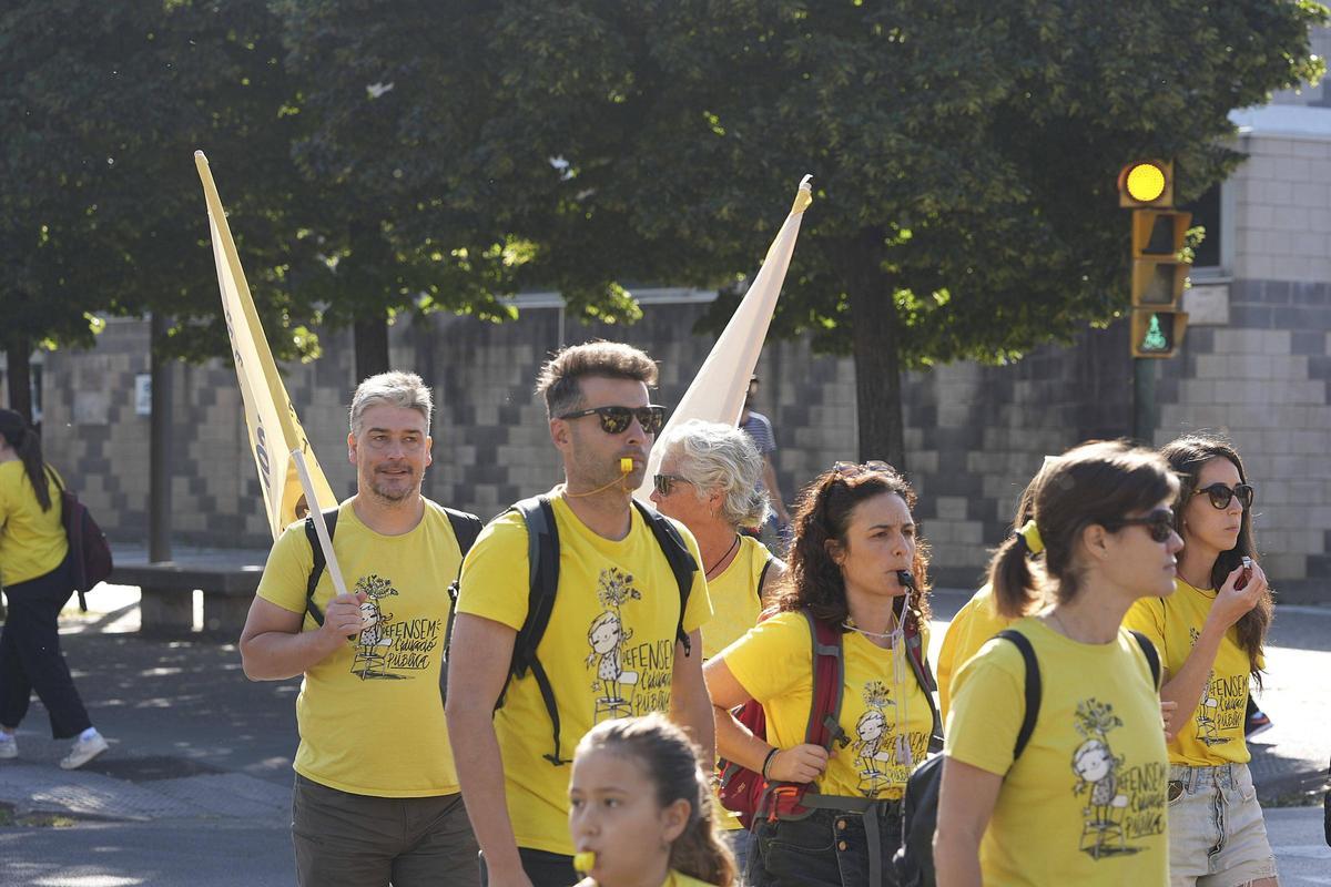 Les imatges de la nova jornada de vaga educativa a Girona