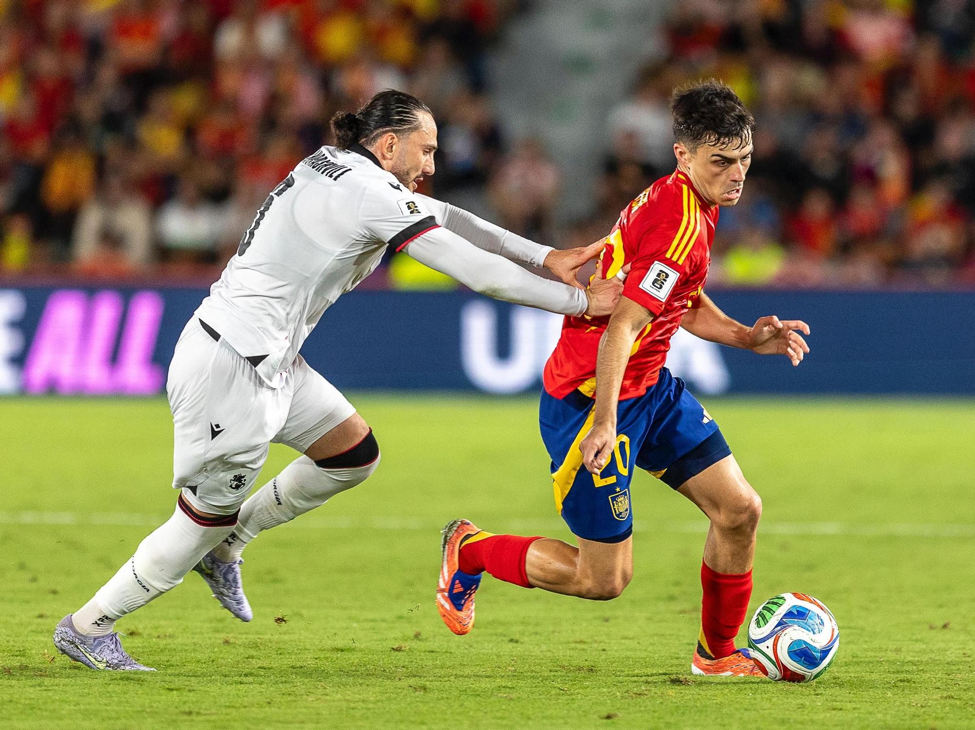 España - Georgia, en imágenes