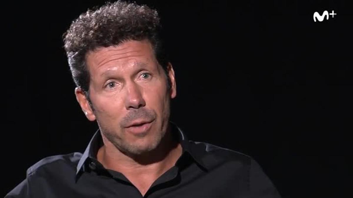 Simeone concedió una entrevista a Movistar+