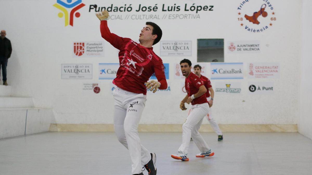 Hilari és el jugador més jove de la Lliga CaixaBank d’escala i corda.