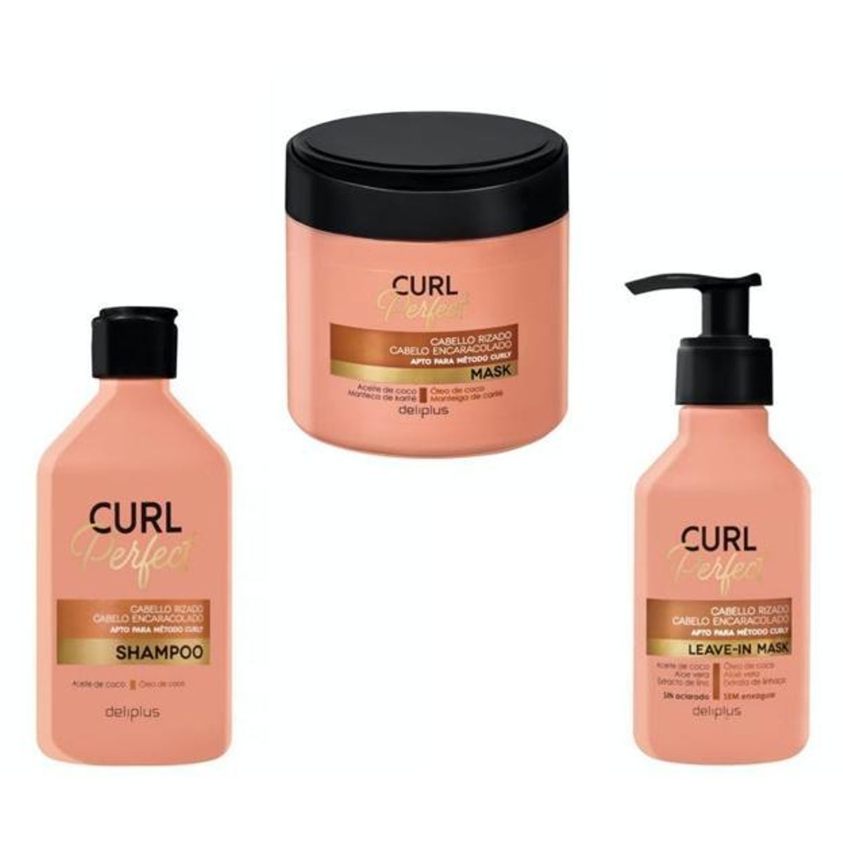 Varios de los productos de la gama "Curl Perfect"