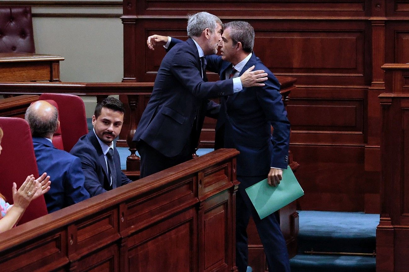 Segunda sesión del debate de investidura en el Parlamento de Canarias