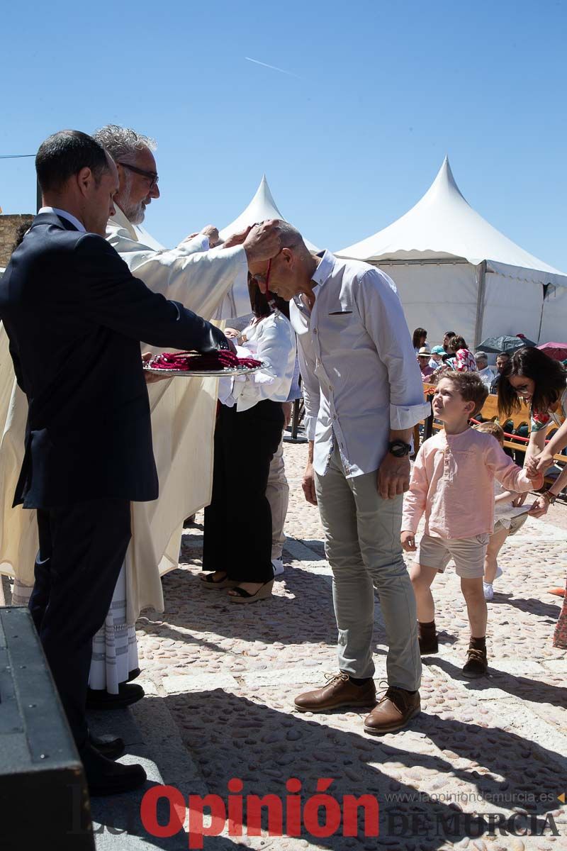 Imposición de nuevos hermanos cofrades de la Vera Cruz de Caravaca