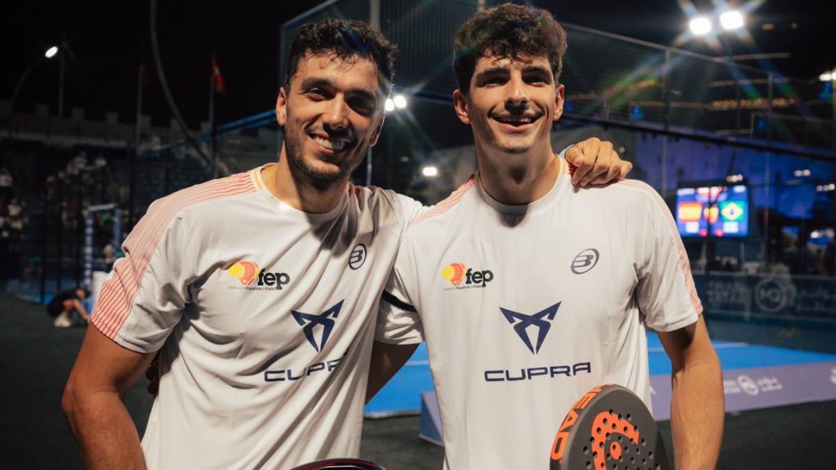 Galán y Coello jugaron juntos por primera vez en este Mundial